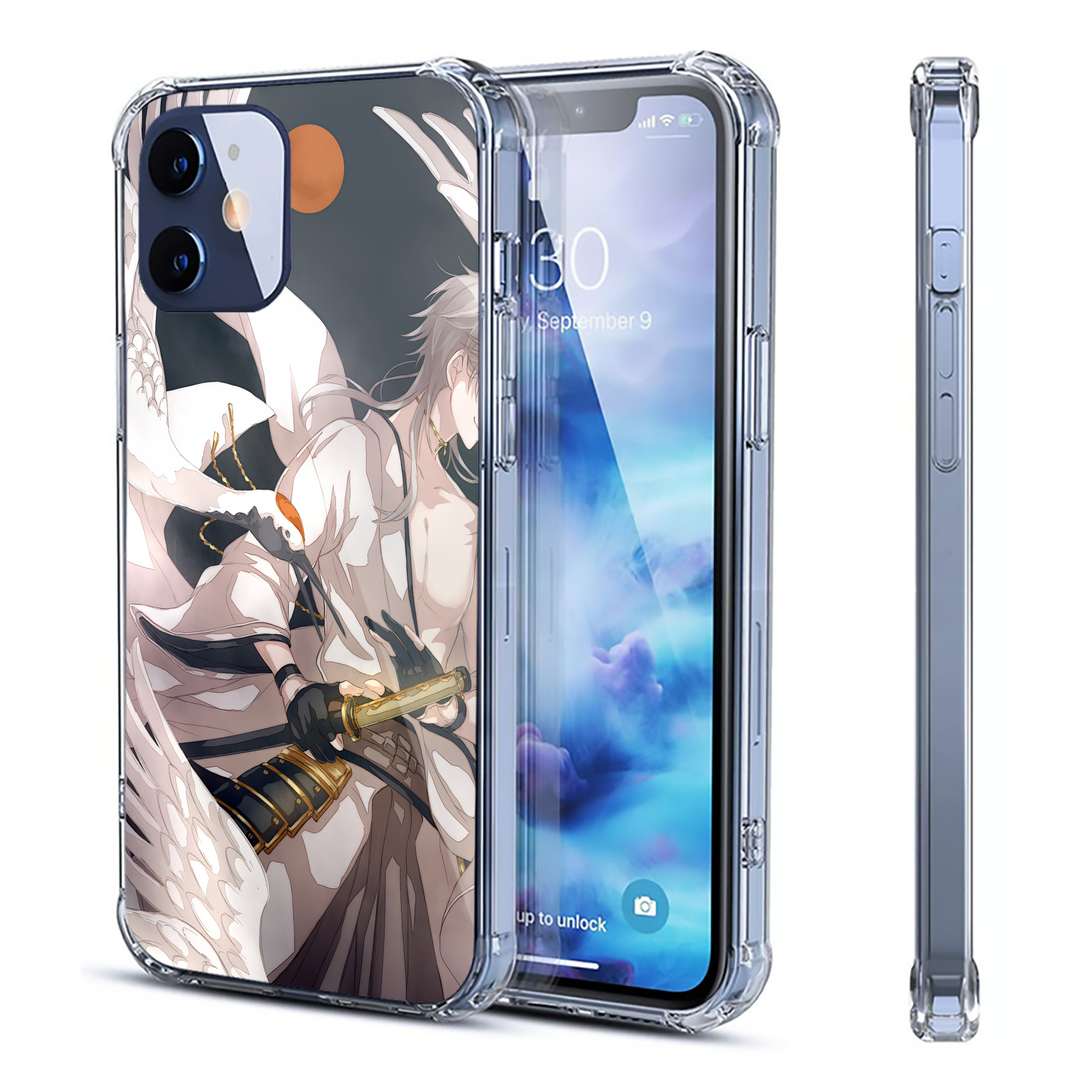 （画像用） 刀剣乱舞 Touken Ranbu 【iPhone 12シリーズ対応】透明スマホケース（クリアソフトケース）